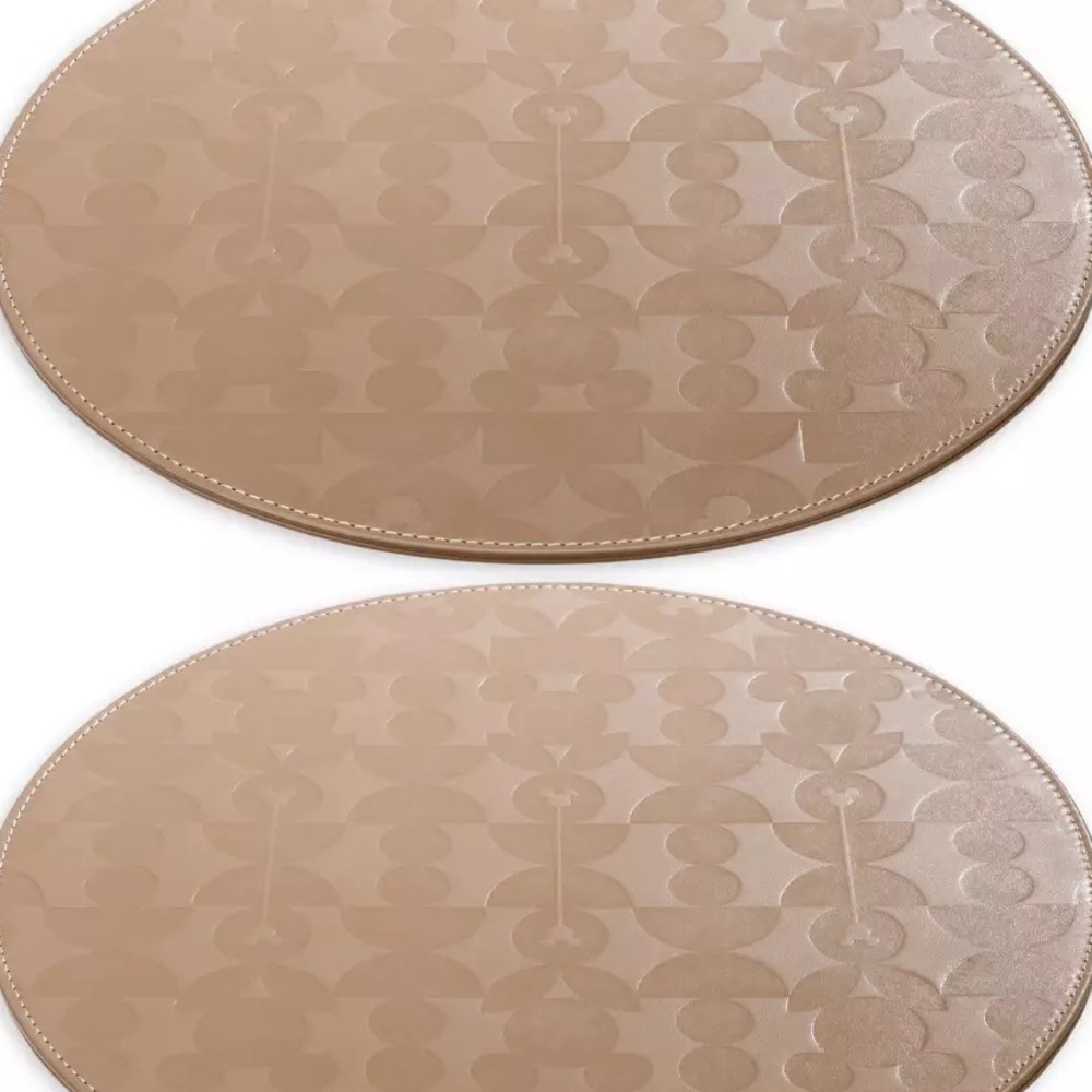 Disney Tan Dining Table Placemats Set of 8 NWT